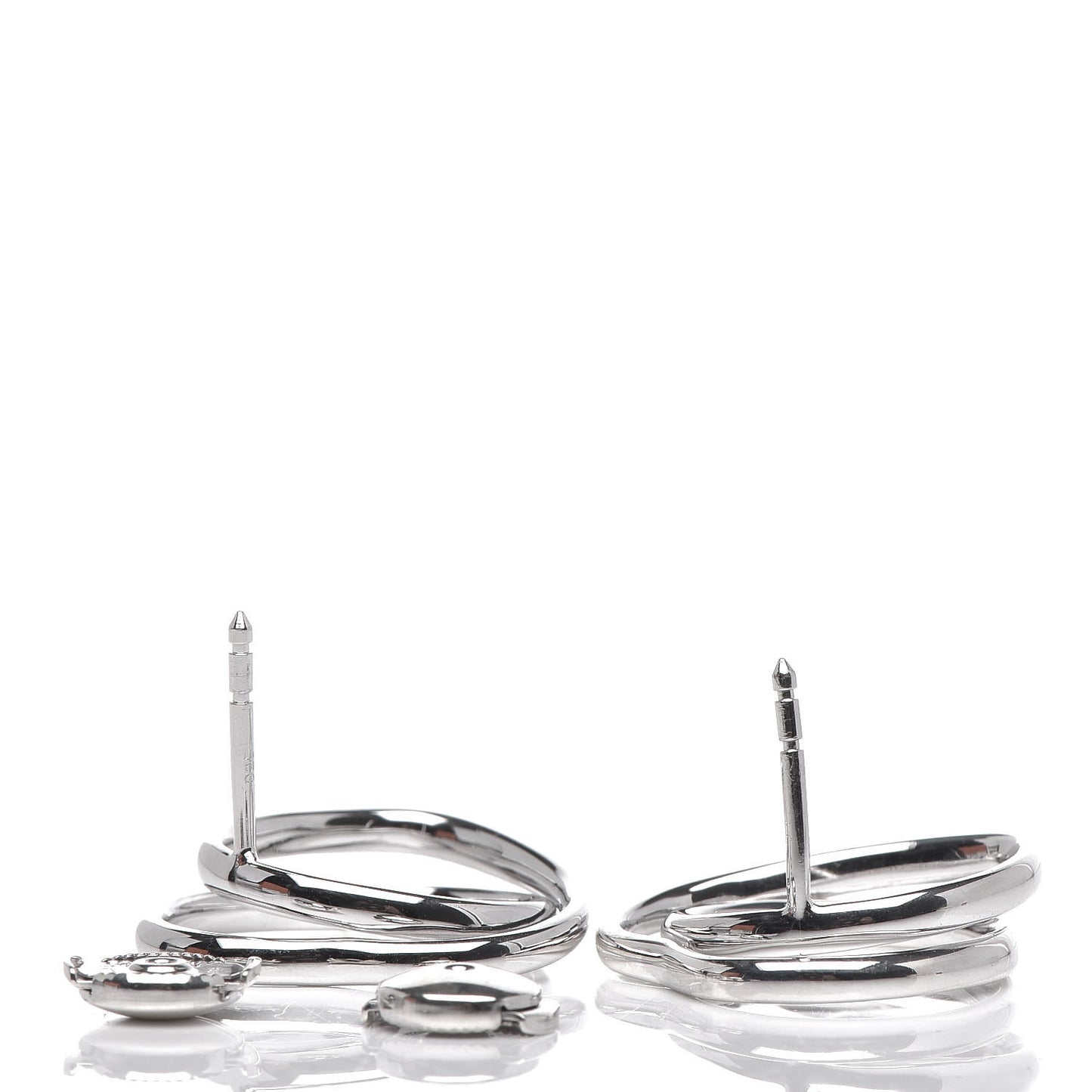 Sterling Silver Vertige Coeur PM Earrings