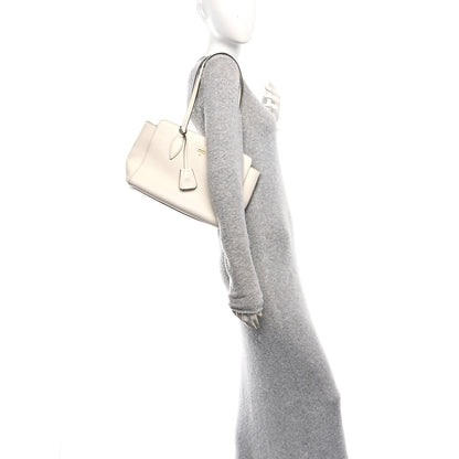Prada Vitello Phenix Tote White 3 of 9