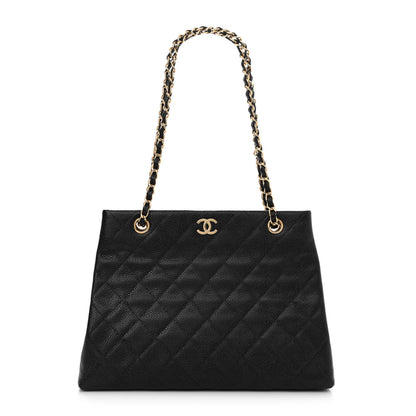 Chanel Caviar Quilted Shoulder Bag Black 1 of 12