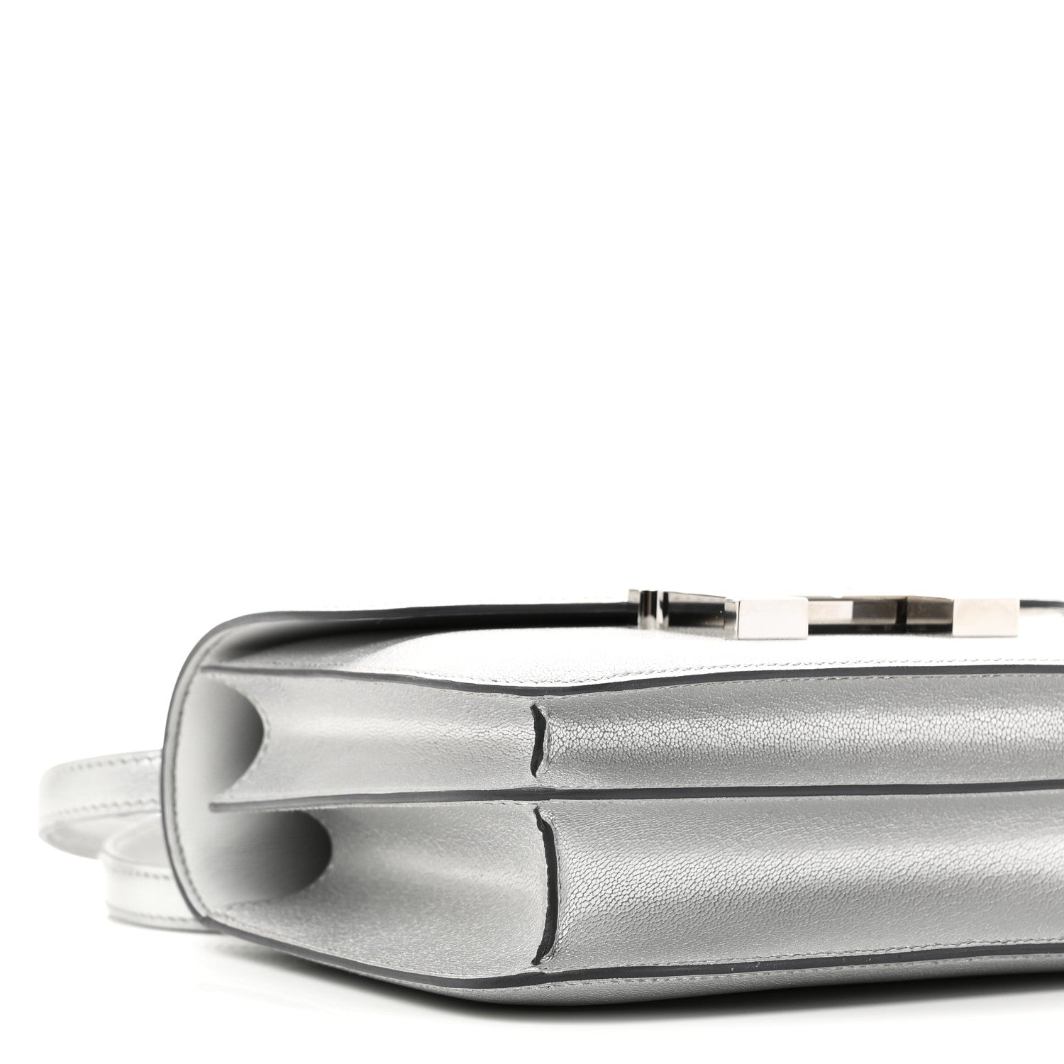 Hermes Metallic Chevre Chamkilight Constance 18 Argent 10 of 12