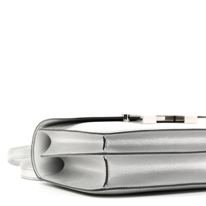 Hermes Metallic Chevre Chamkilight Constance 18 Argent 10 of 12