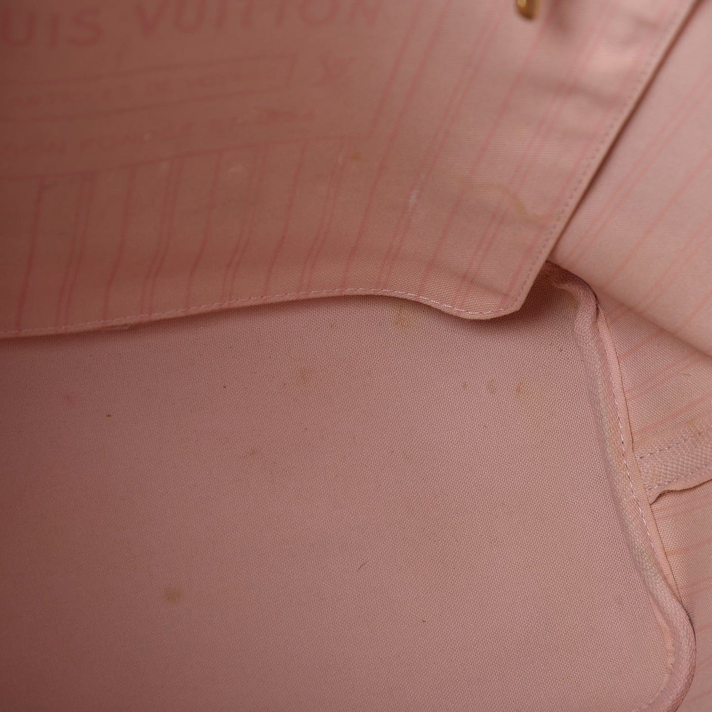 Damier Azur Neverfull MM Rose Ballerine