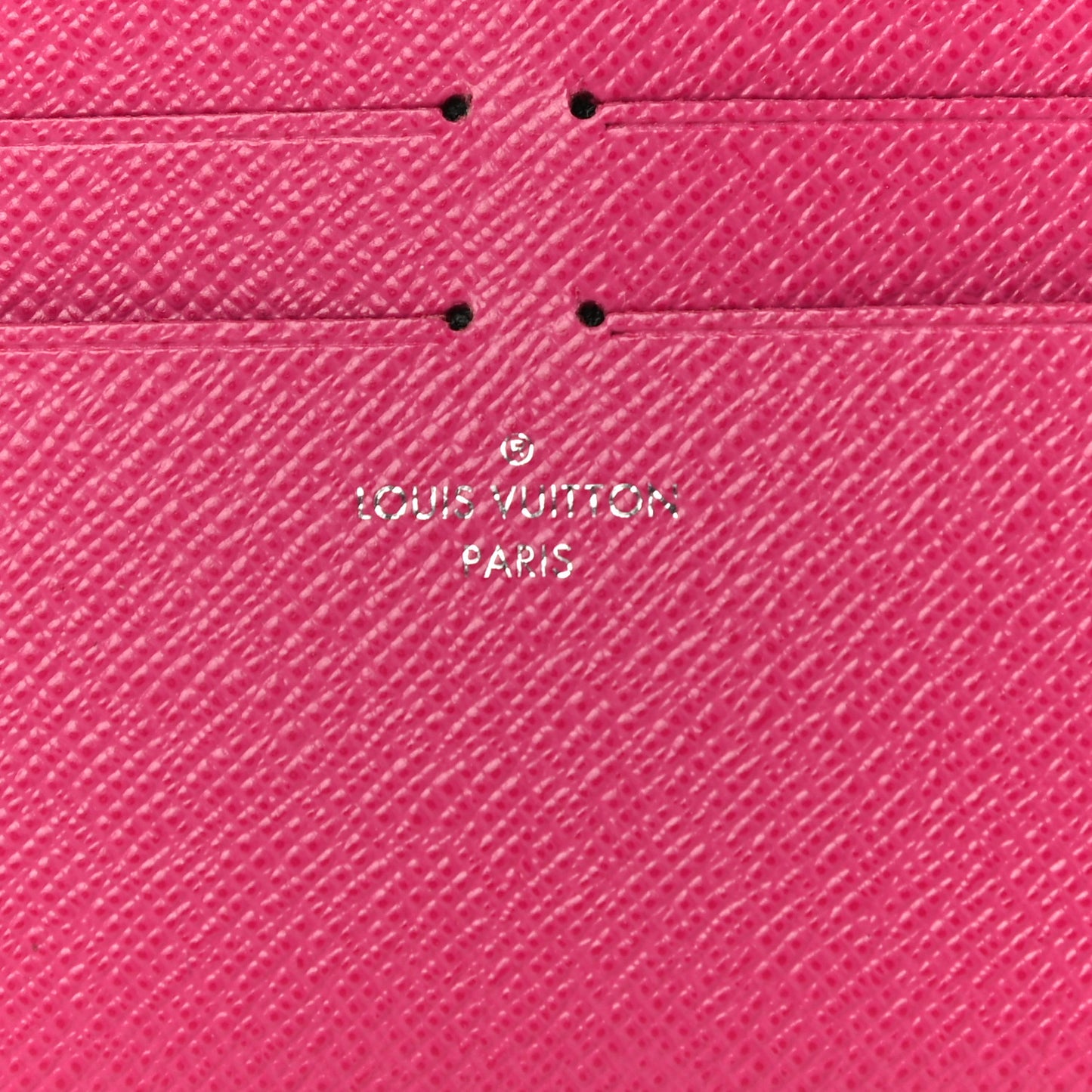 Calfskin Felicie Card Holder Insert Pink