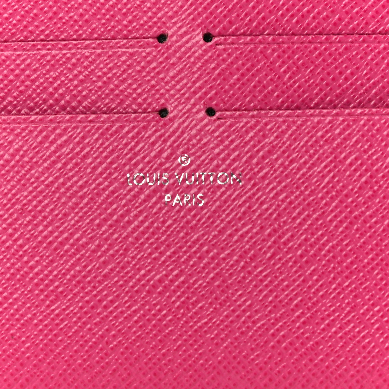 Louis Vuitton Calfskin Felicie Card Holder Insert Pink 7 of 9