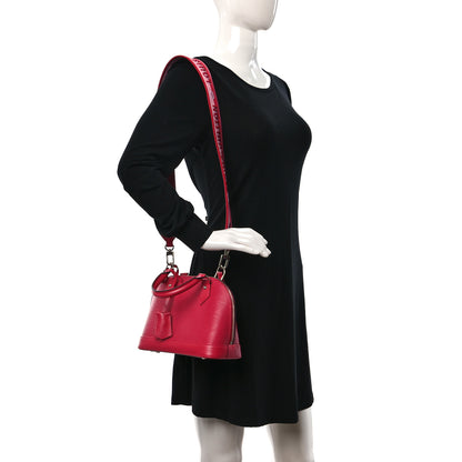 Louis Vuitton Epi Jacquard Alma BB Rose Pondicherry 2 of 8