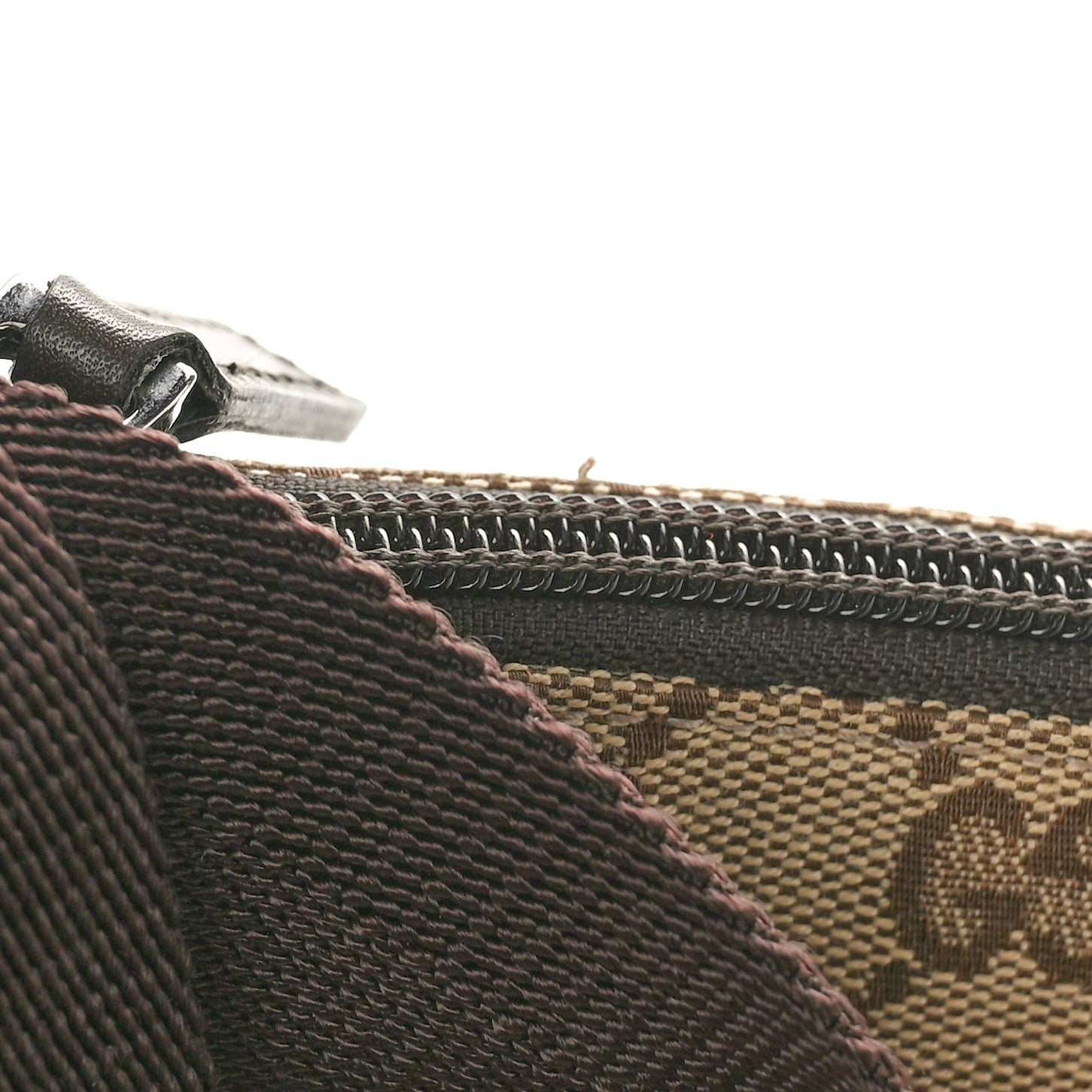 Gucci Monogram Calfskin Perforated Medium Flat Messenger Bag Dark Brown 11 of 12