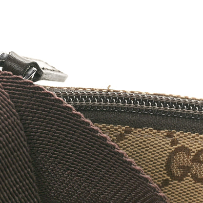 Gucci Monogram Calfskin Perforated Medium Flat Messenger Bag Dark Brown 11 of 12
