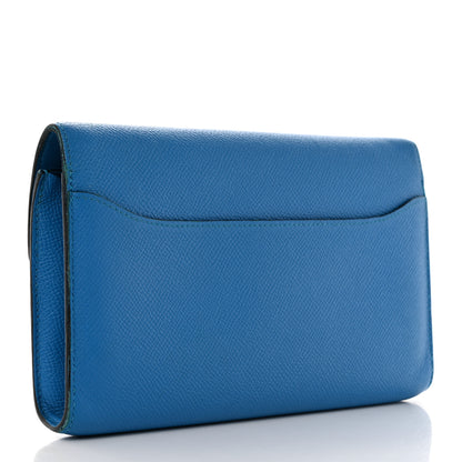 Hermes Epsom Constance Long Wallet Bleu Zanzibar 3 of 7