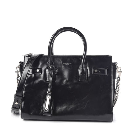Saint Laurent Glace Calfskin Baby Souple Sac De Jour Black 1 of 10