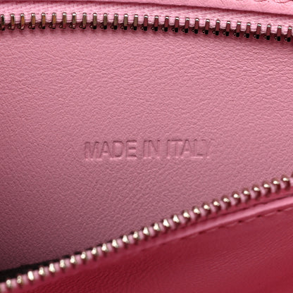 Balenciaga Shiny Calfskin Crocodile Embossed Small Hourglass Top Handle Bag Candy Pink 7 of 14