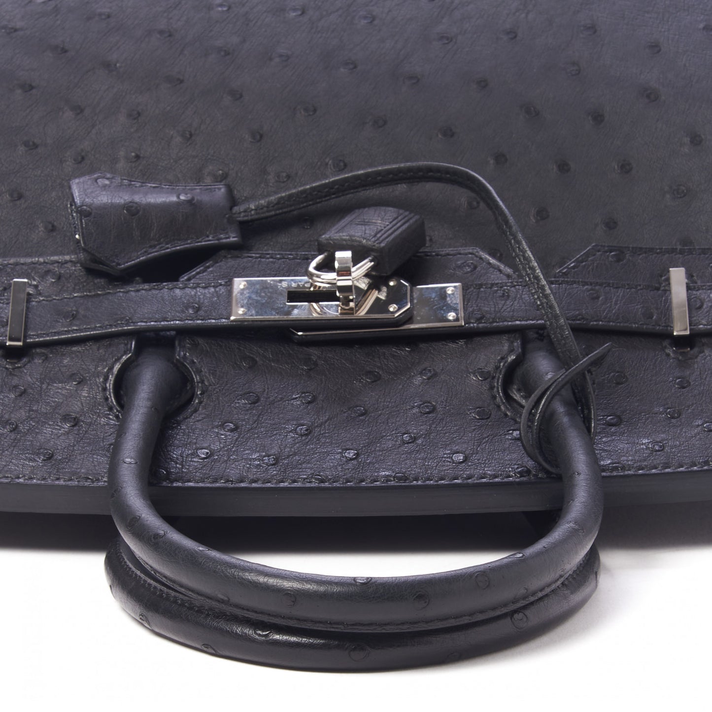 Ostrich Birkin 30 Black