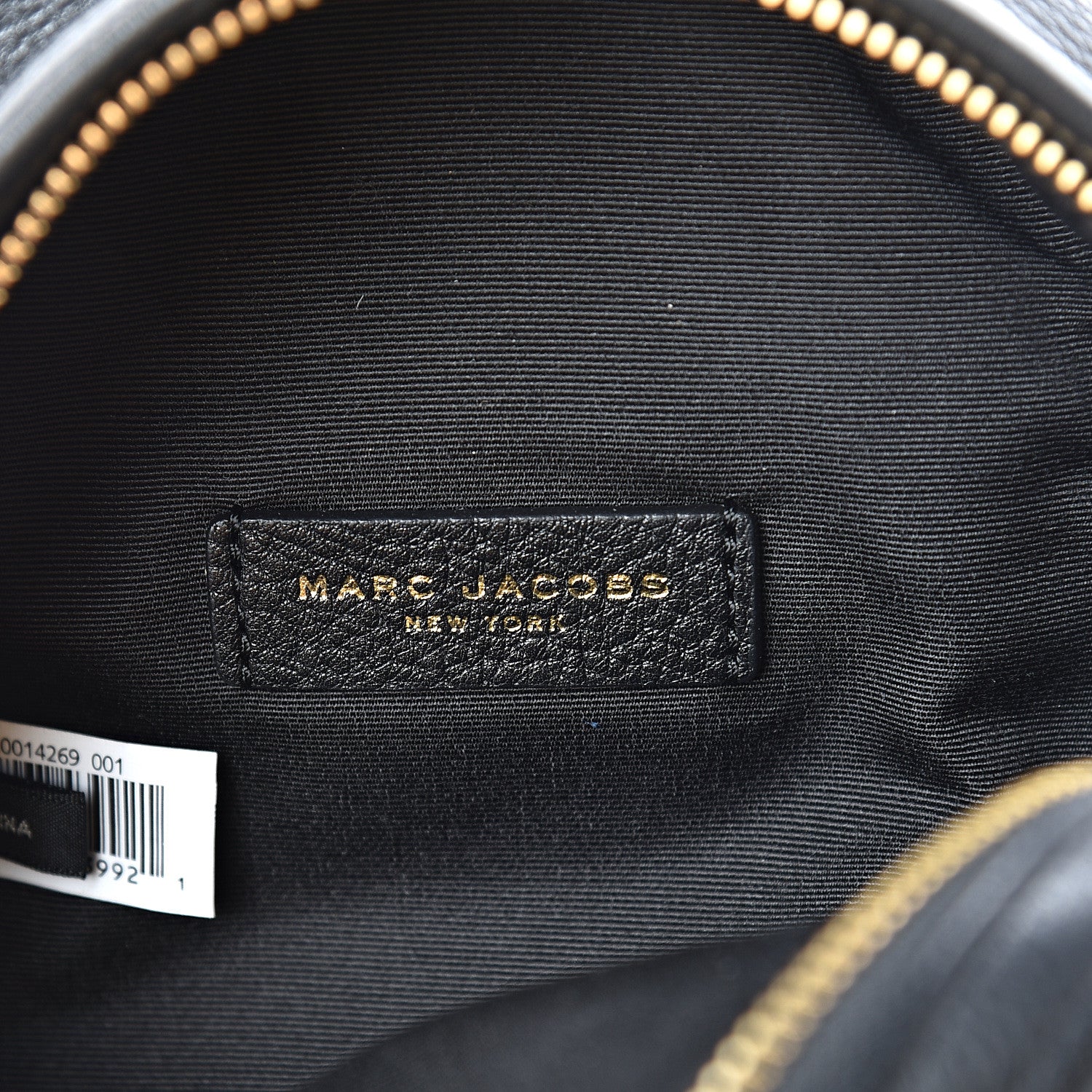 Marc Jacobs Pebbled Calfskin Backpack Black 7 of 11