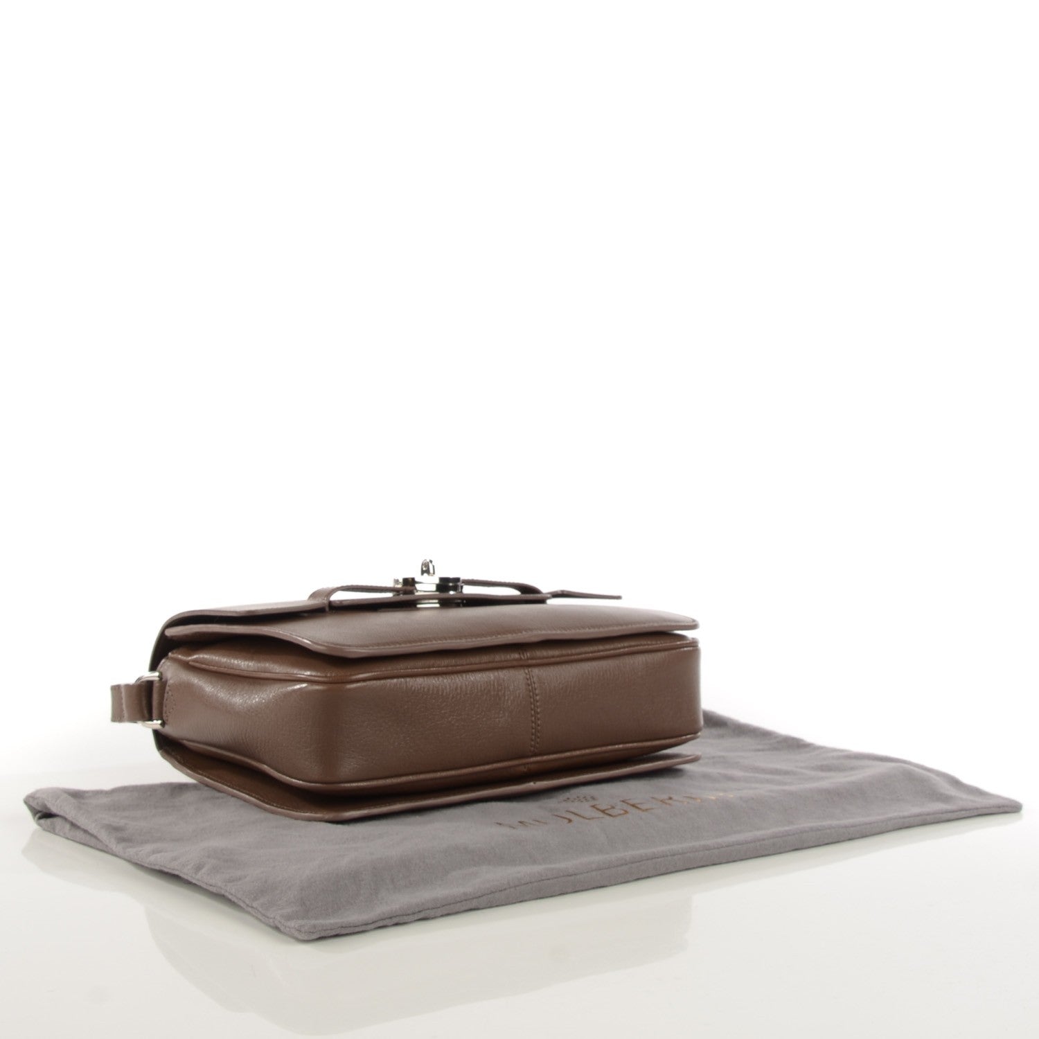 Mulberry Shiny Goatskin Bayswater Shoulder Bag Taupe 4 of 10