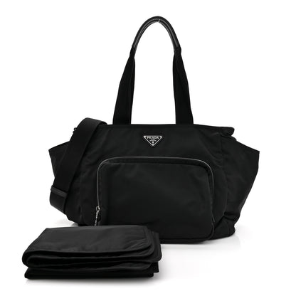 Prada Nylon Vela Baby Bag Black 3 of 10
