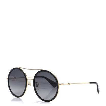 Gucci Round Frame Sunglasses GG0061S Black 1 of 8