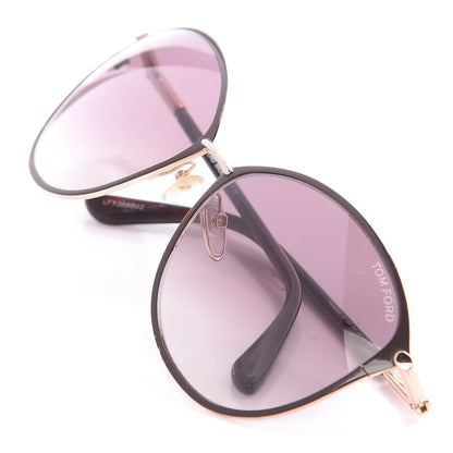 Tom Ford Penelope Vintage Round Sunglasses TF320 Brown 8 of 9