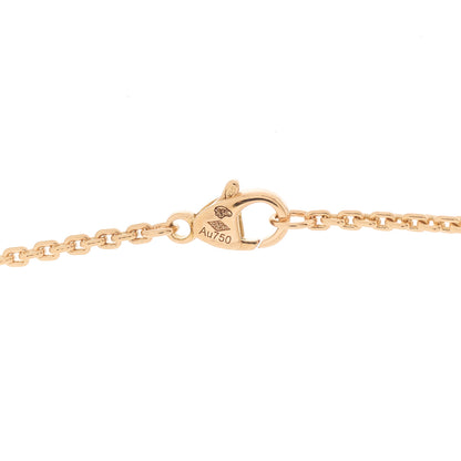 Louis Vuitton 18K Yellow White Rose Gold Diamond Idylle Blossom Y Pendant Necklace 5 of 6