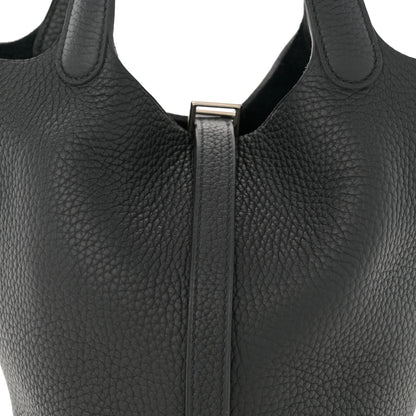 Hermes Taurillon Clemence Picotin Lock 18 PM Black 8 of 11
