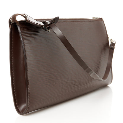Louis Vuitton Epi Pochette Accessories 24 Moka 3 of 12