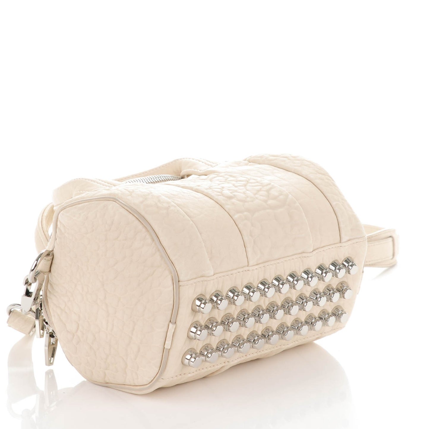 Pebbled Lambskin Mini Rockie Opaline Rhodium Hardware