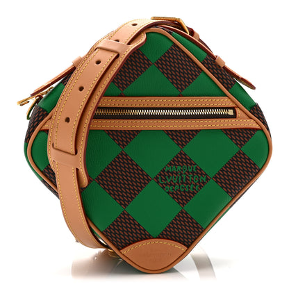 Louis Vuitton Damier Pop Chess Messenger Green 1 of 9