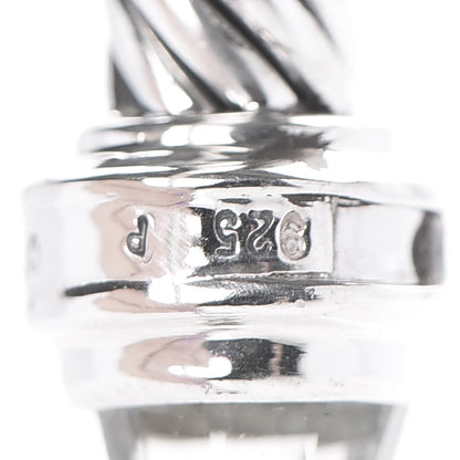 David Yurman Sterling Silver Diamond Prasiolite 5mm Cable Classics Princess Bracelet 6 of 6