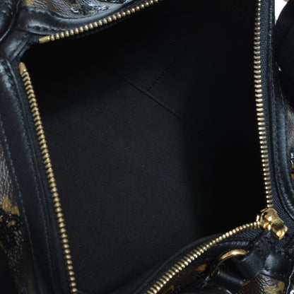 Louis Vuitton Monogram Sequins Eclipse Speedy 28 Black 6 of 8