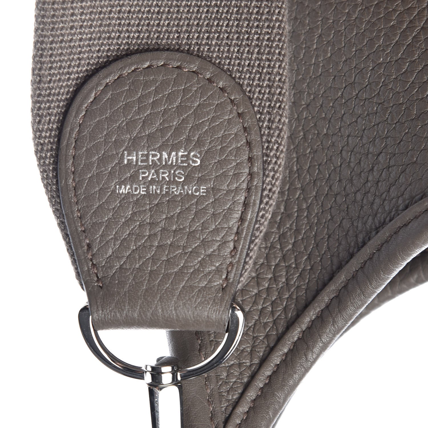 Hermes Taurillon Clemence Evelyne III PM Etain 8 of 10