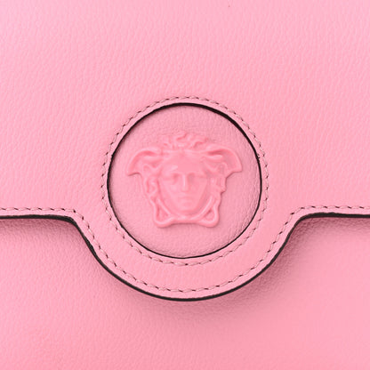 Versace Grained Calfskin La Medusa Crossbody Bag Pink 7 of 10