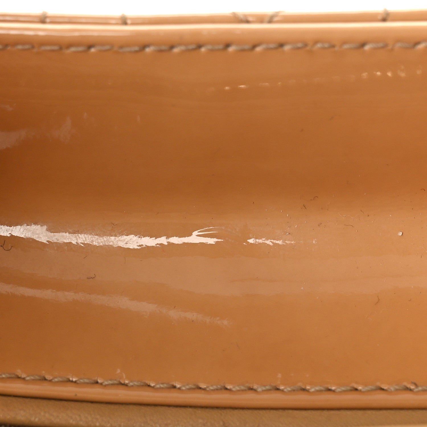 Christian Dior Patent Cannage Medium Lady Dior Beige 5 of 9