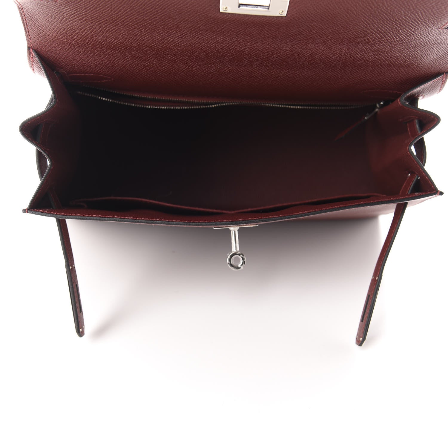 Hermes Epsom Kelly Sellier 28 Rouge H 5 of 11