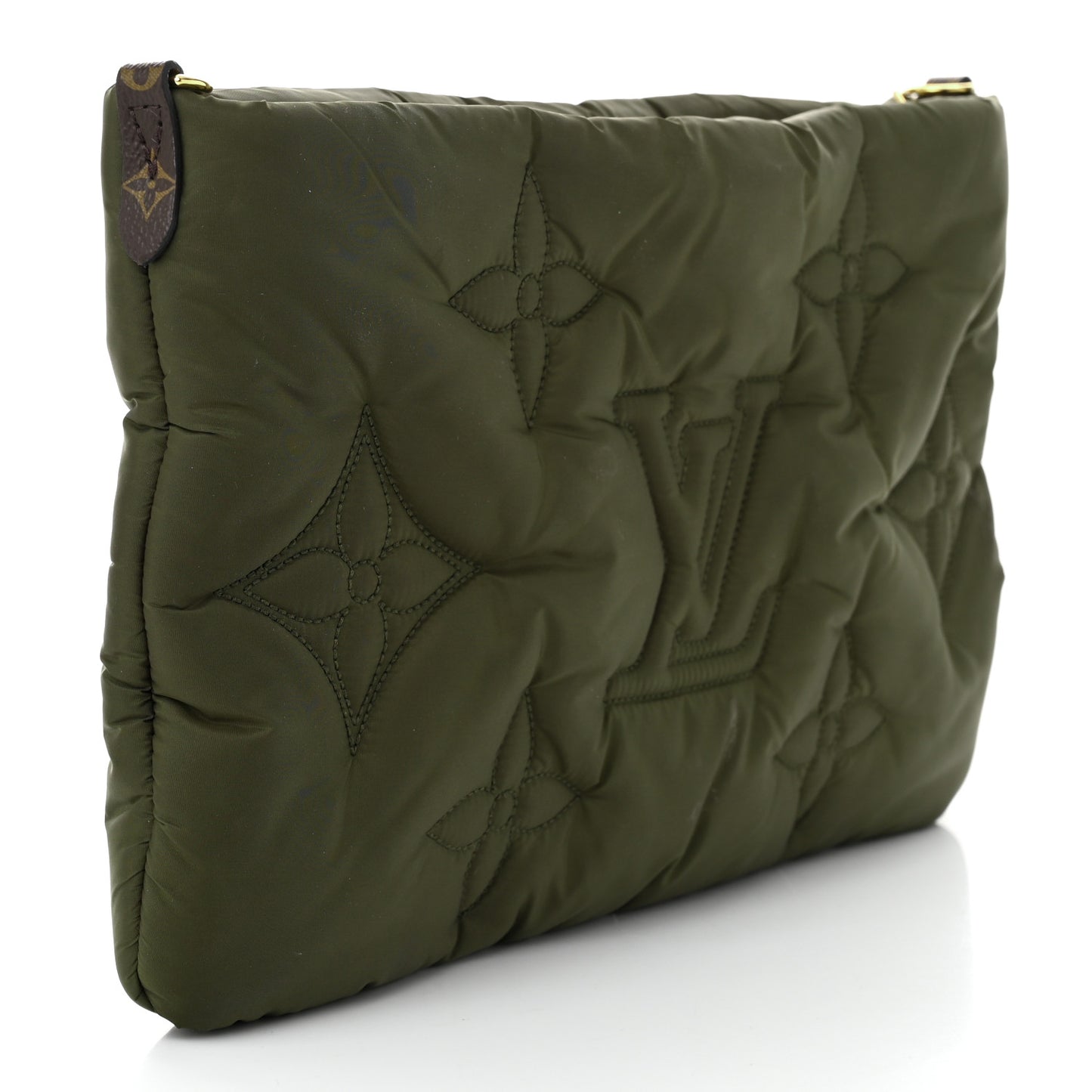 Econyl Monogram Pillow Maxi Multi Pochette Accessories Maxi Pochette Kaki