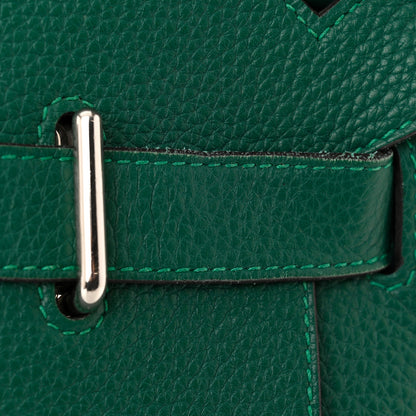 Hermes Taurillon Clemence Jypsiere 34 Malachite 13 of 14