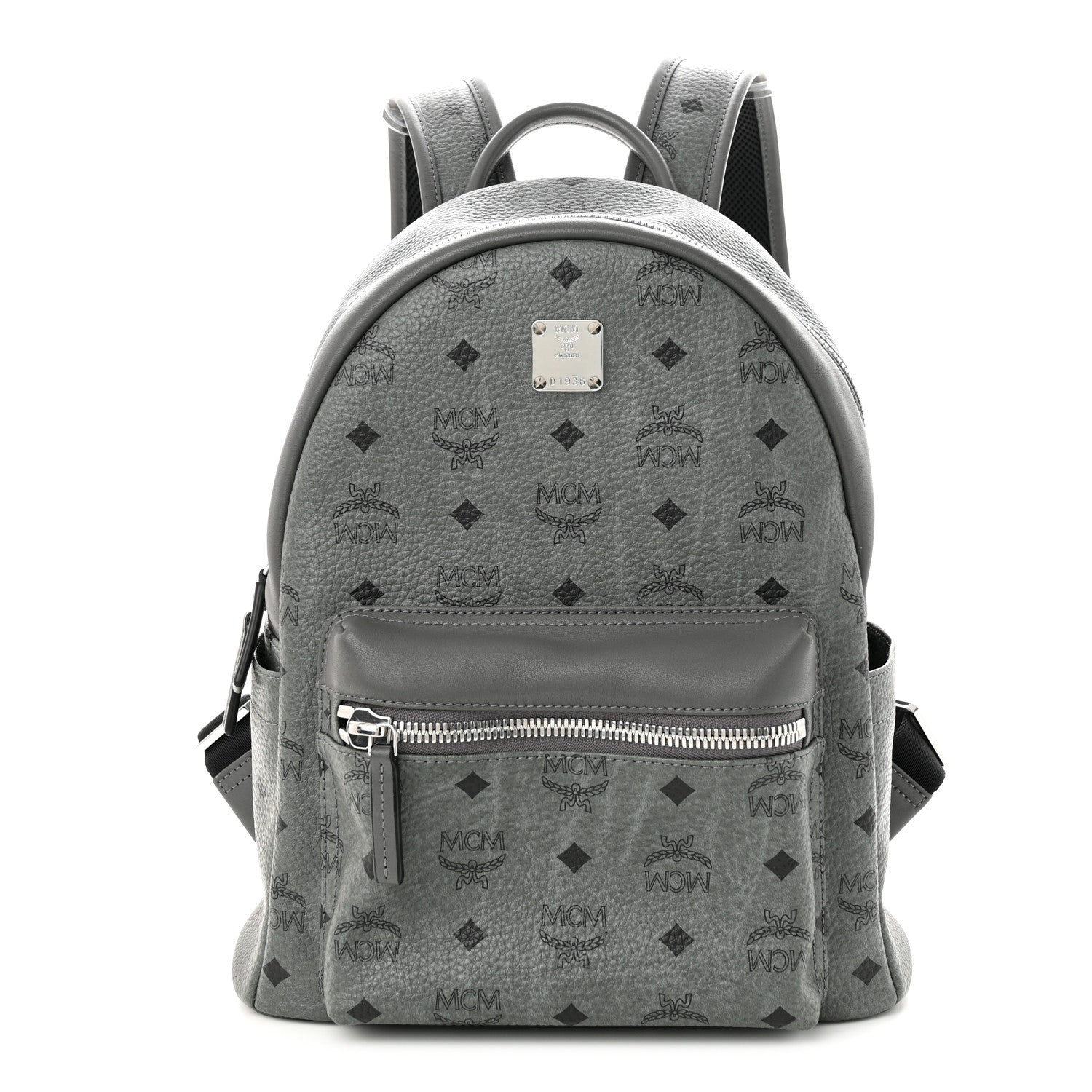 MCM Visetos Small Stark Backpack Phantom Grey 1 of 10