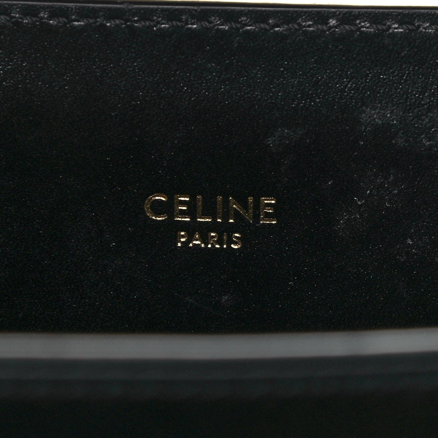 Celine Canvas Calfskin Small Vertical Cabas Black 7 of 13