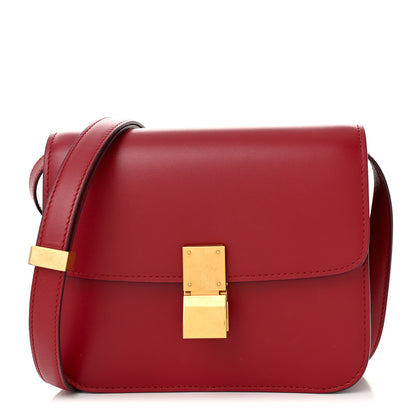 Celine Box Calfskin Teen Classic Box Flap Bag Red 1 of 10