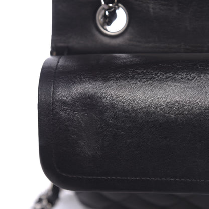 Chanel Lambskin Quilted Medium Double Flap Black 10 of 17