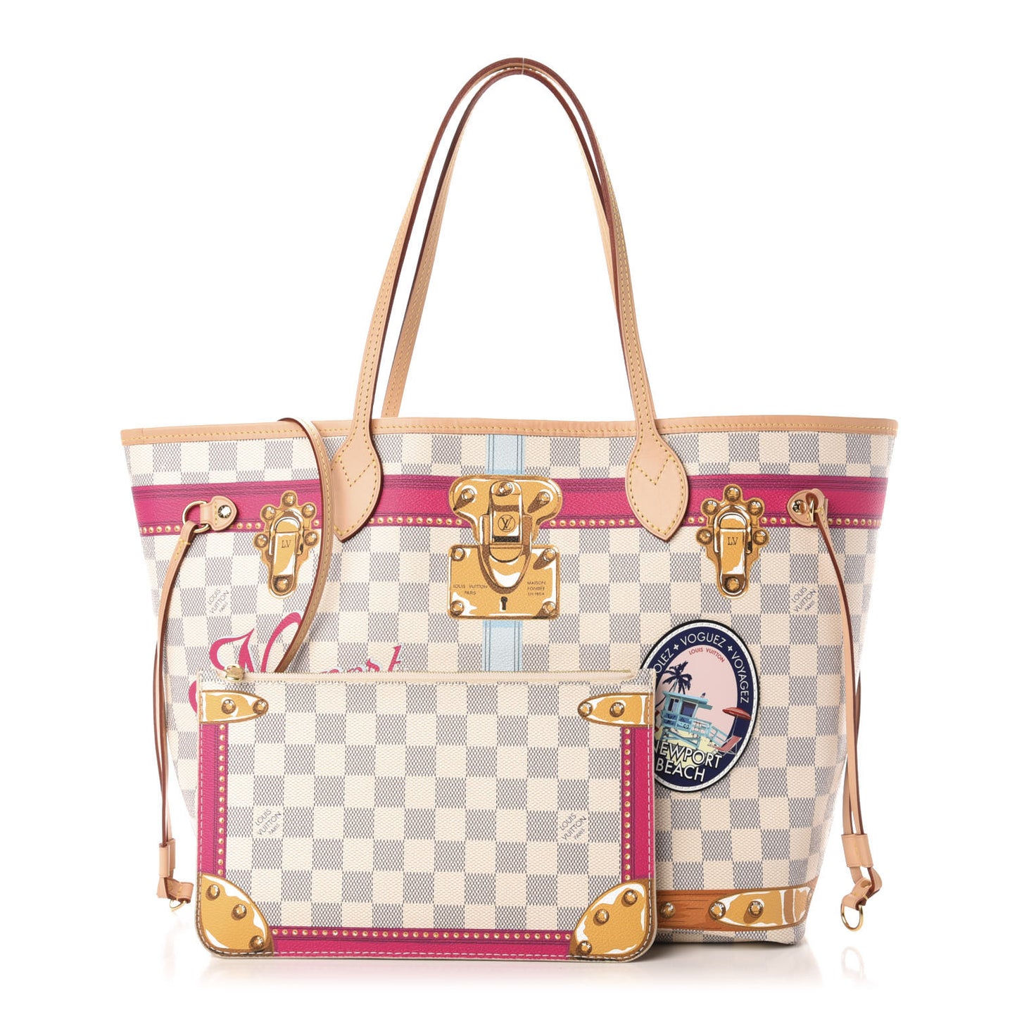 Damier Azur Summer Trunks Newport Beach Neo Neverfull MM