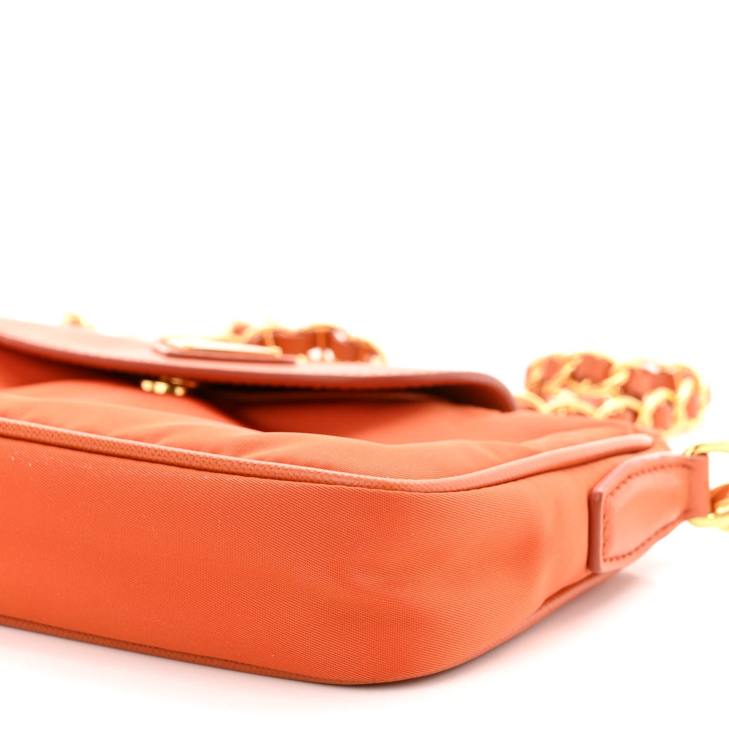 Nylon Crossbody Bag Orange
