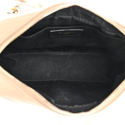 Saint Laurent Calfskin Matelasse Monogram Lou Camera Bag Dark Latte 5 of 16