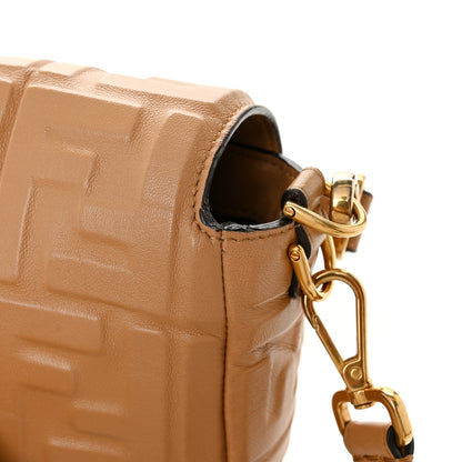 Fendi Nappa FF 1974 Embossed Baguette Miele Scuro 15 of 16