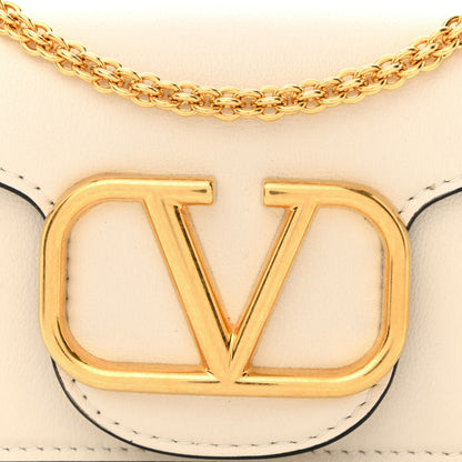 Valentino Garavani Calfskin Vlogo Micro Loco Shoulder Bag Light Ivory 8 of 10