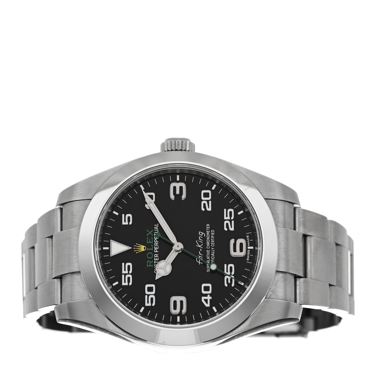 Rolex Stainless Steel 40mm Air-King Oyster Perpetual Watch Black 116900 2 of 4