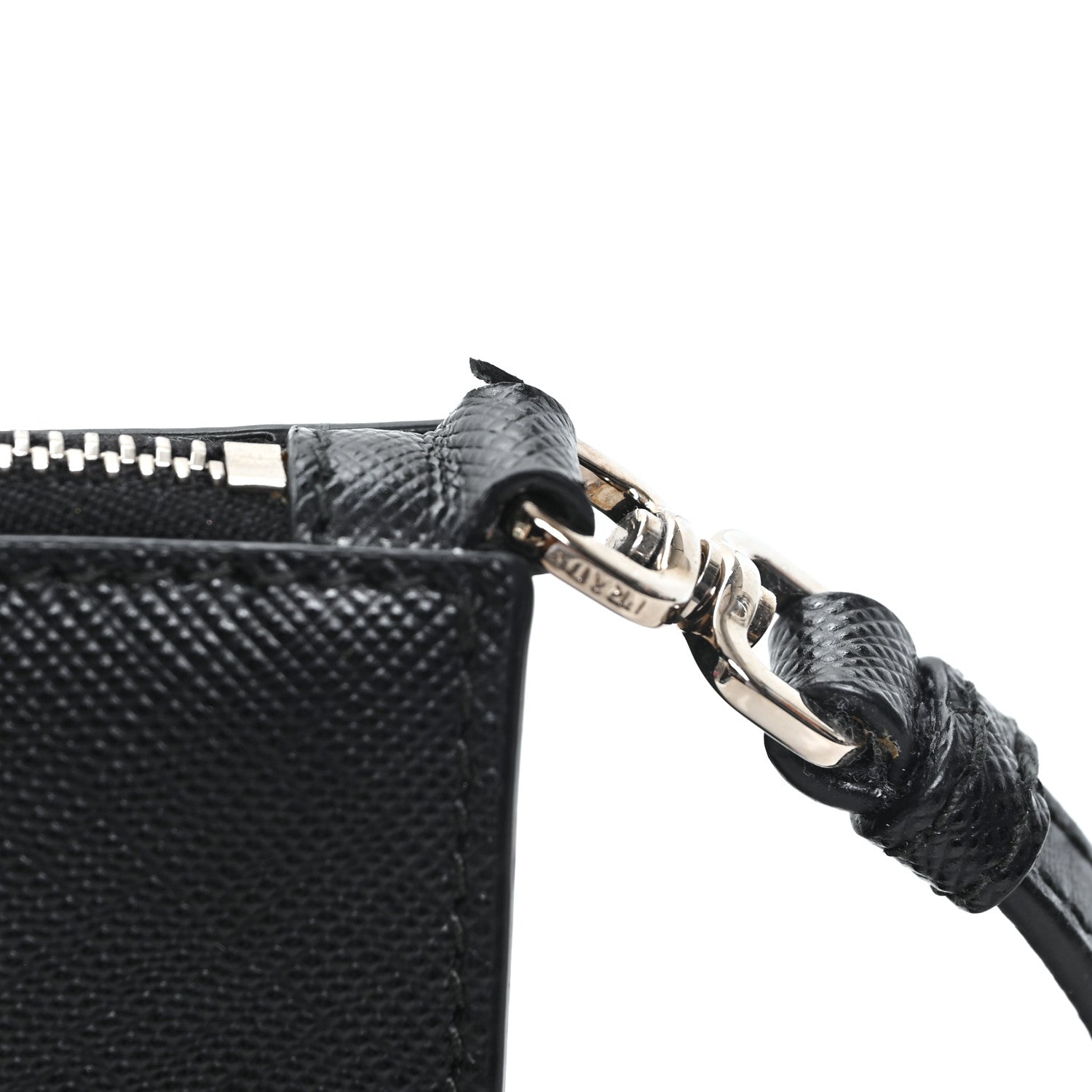 Prada Saffiano Lux Mini Shoulder Bag Black 10 of 11