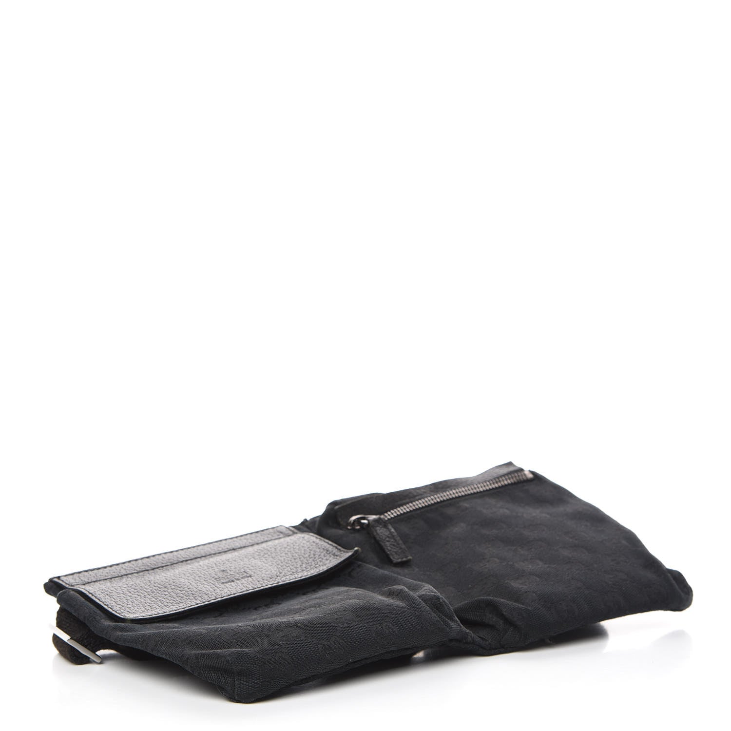 Gucci GG Monogram Double Pocket Belt Bag Black 4 of 18