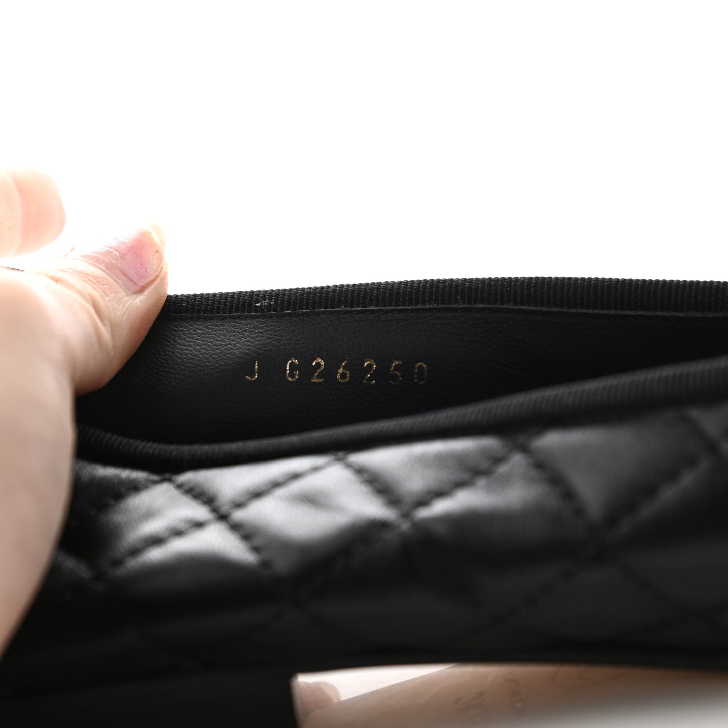 Quilted CC Cap Toe Ballerina Flats 37.5 Black