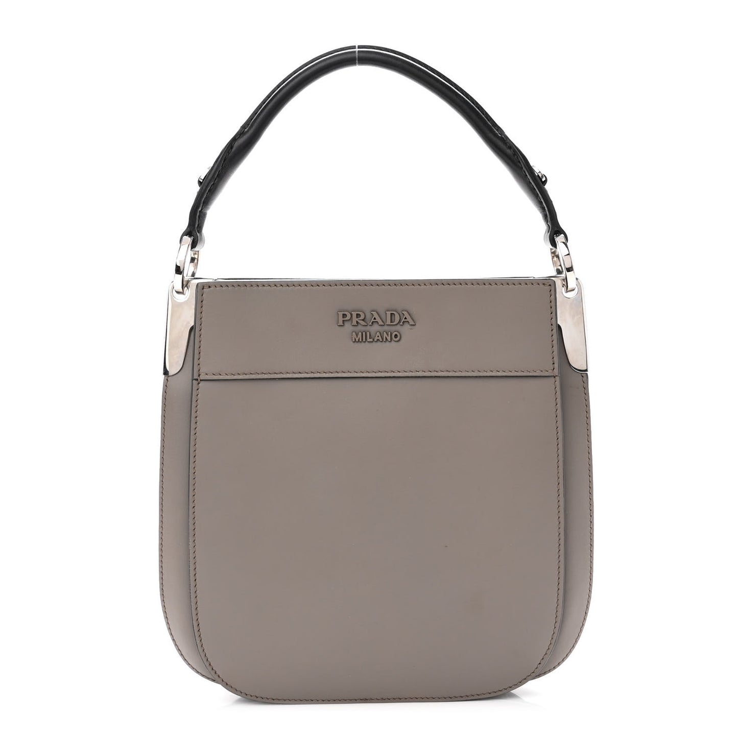City Calfskin Small Margit Bag Argilla Black