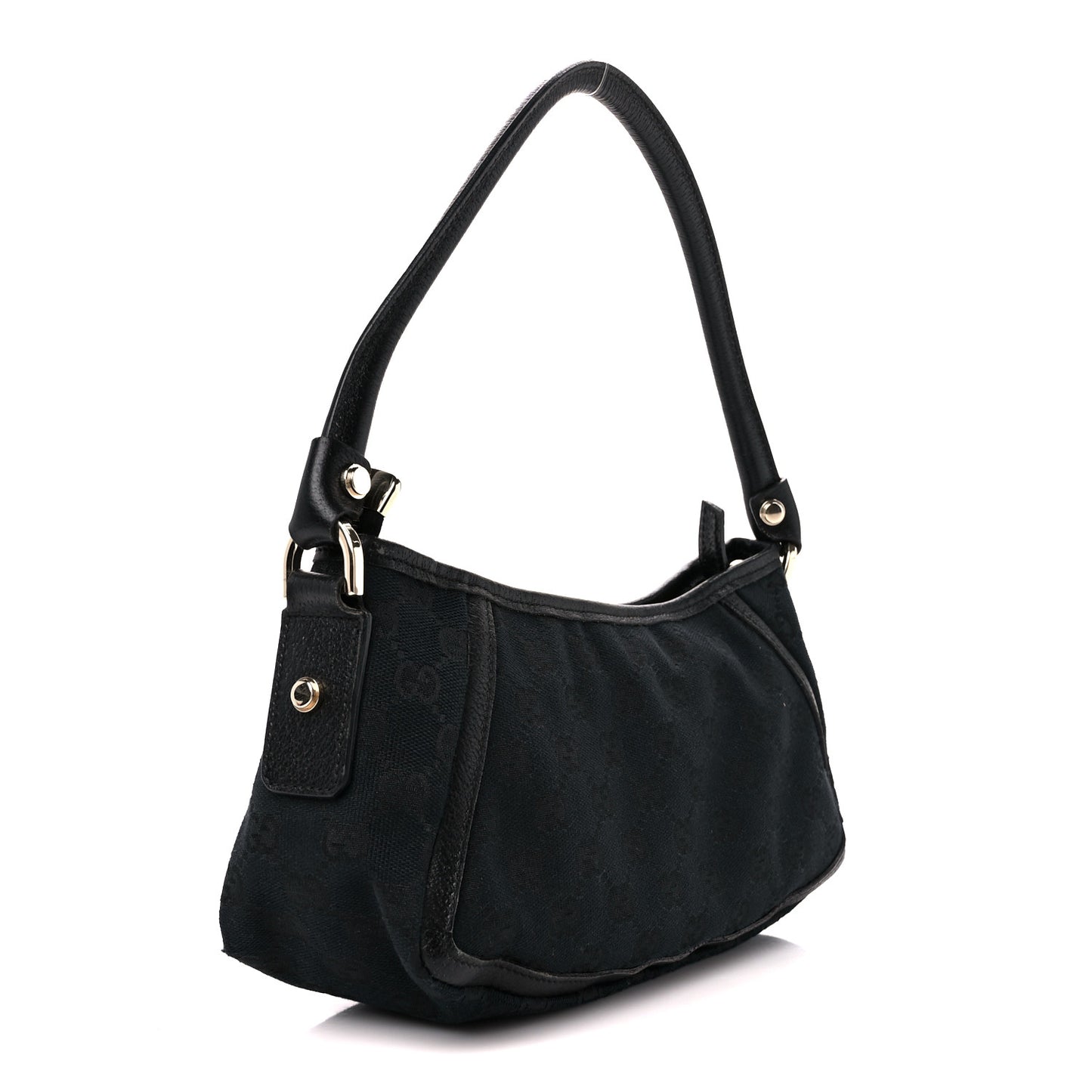 Monogram D Ring Abbey Pochette Black