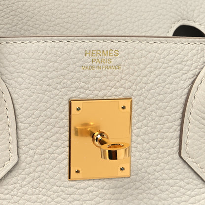 Hermes Togo Birkin 30 Gris Pale 6 of 12