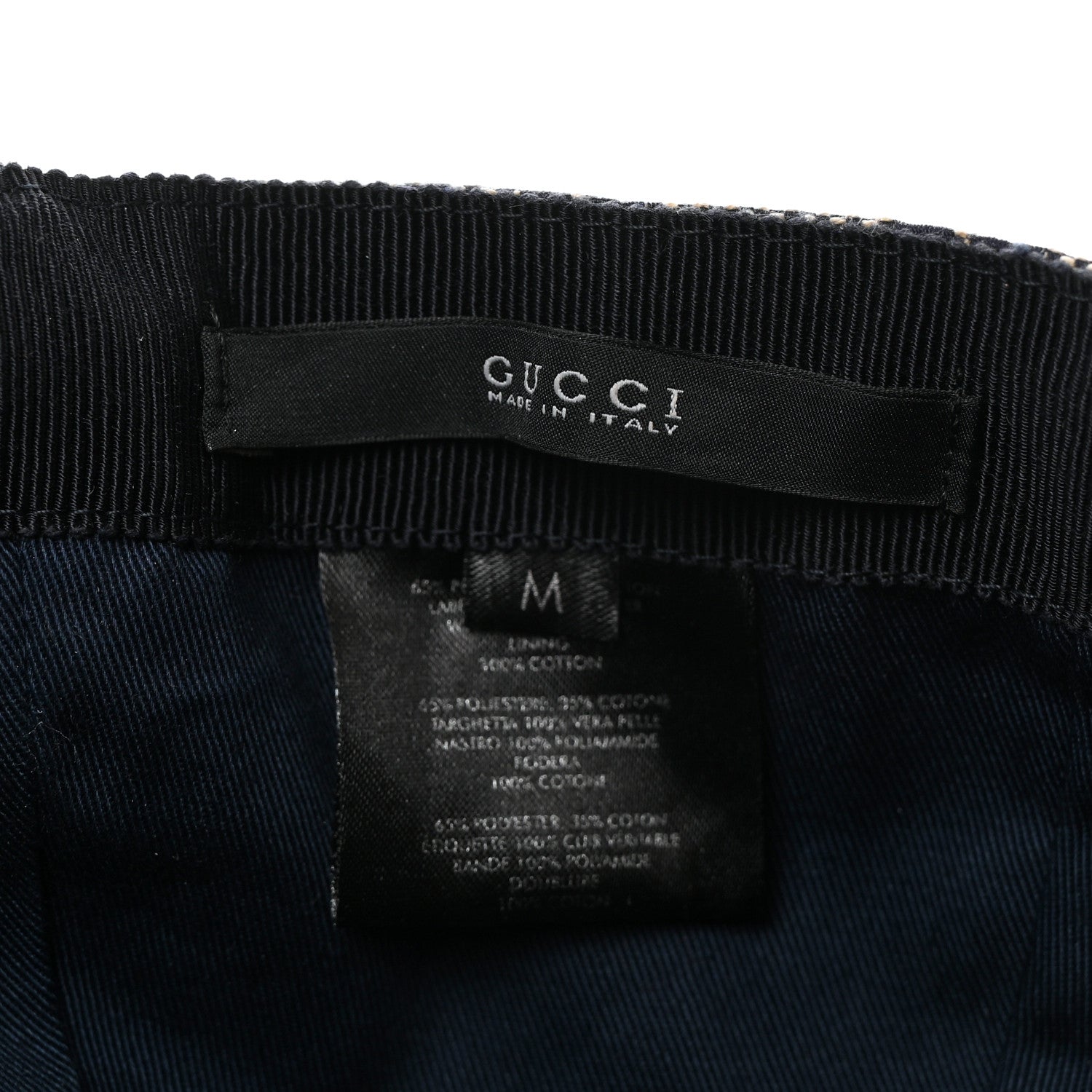 Gucci Monogram Web Baseball Hat M Beige Blue 8 of 8